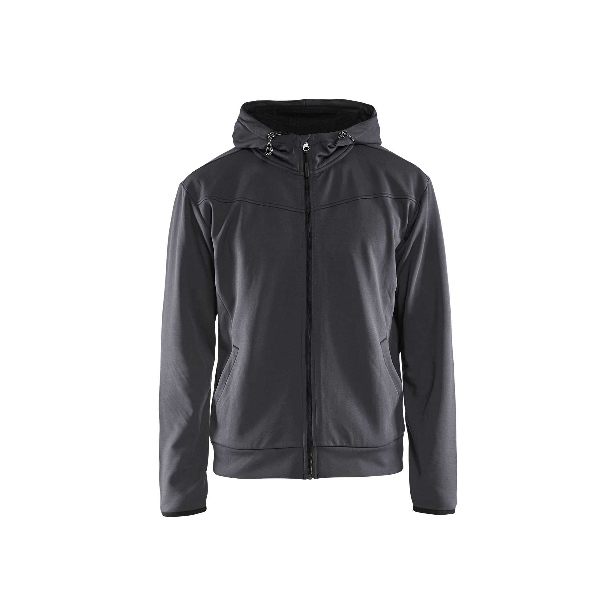 BLAKLADER 33632526 Hoodie With Full Zip Hoodie Work Sweatshirt MEN - Pique Fleece